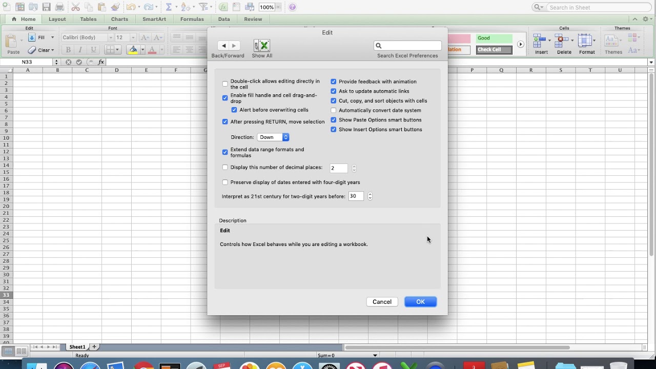 where is autofill button in excel for mac 2011